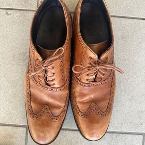 Men's Classic Brown Leather Brogues
